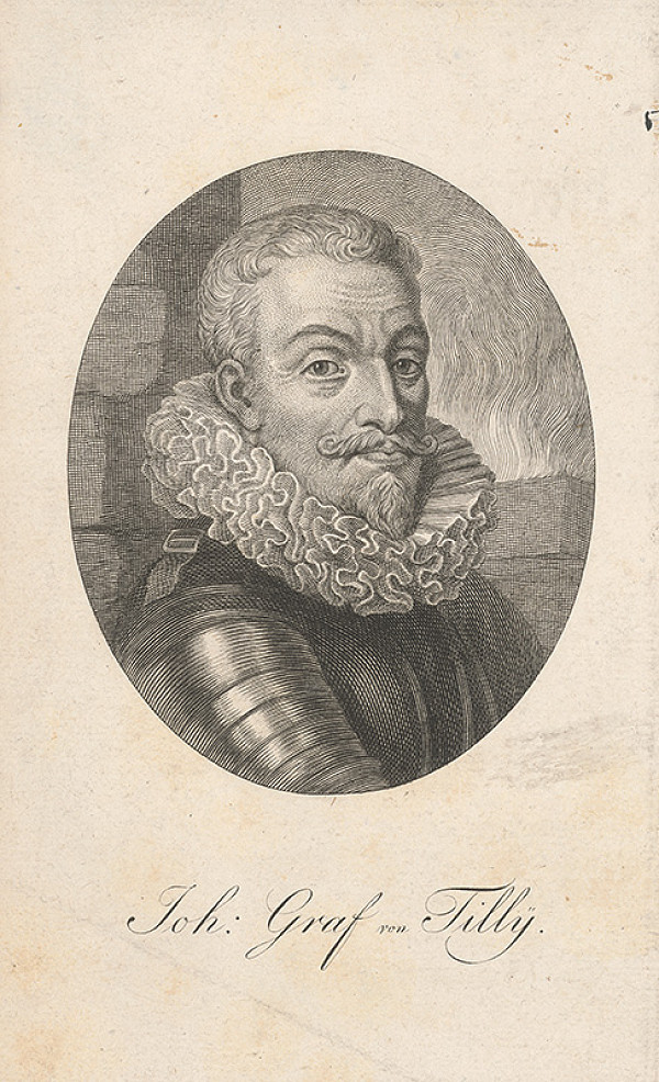 Stredoeurópsky grafik z 2. polovice 17. storočia – Portrét grófa Jána Tillyho 