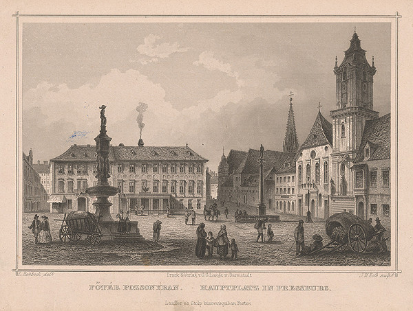 Joseph Maximilian Kolb, Ludwig Rohbock – Hlavné námestie v Bratislave 