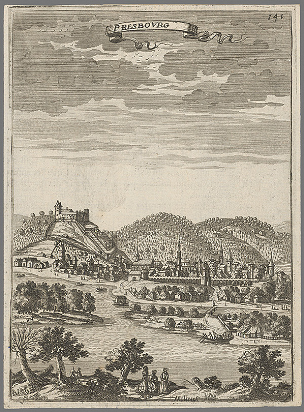 Joris Hoefnagel – Bratislava z juhu 