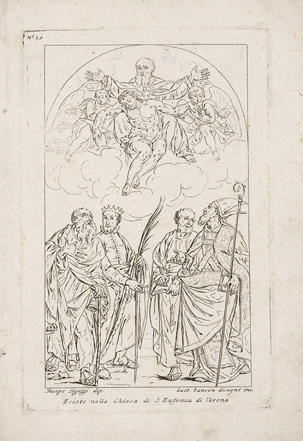 Gaetano Zancon, Jacopo Ligozzi – Adorácia sv. Trojice 