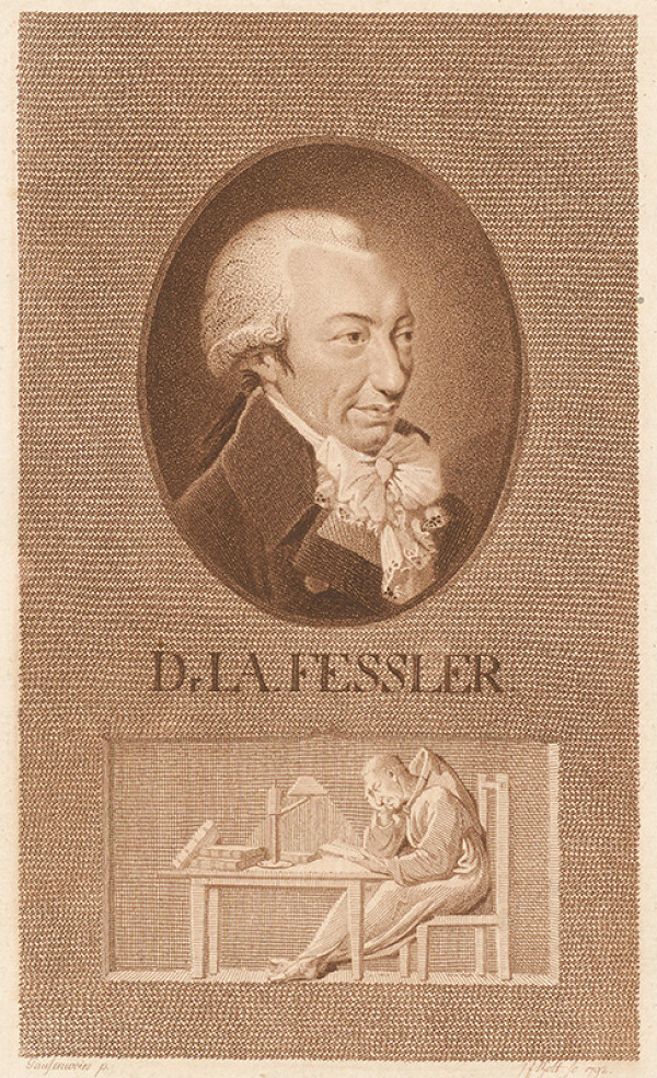 Johann Friedrich Bolt, Pausenwein – Portrét Dr. I. A. Fesslera 