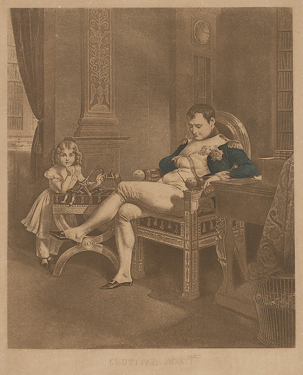 Stredoeurópsky grafik z 1. polovice 19. storočia – Napoleon 