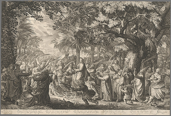 Schelte Bolswert, David Vinckboons – Kristov príchod do Jeruzalema 