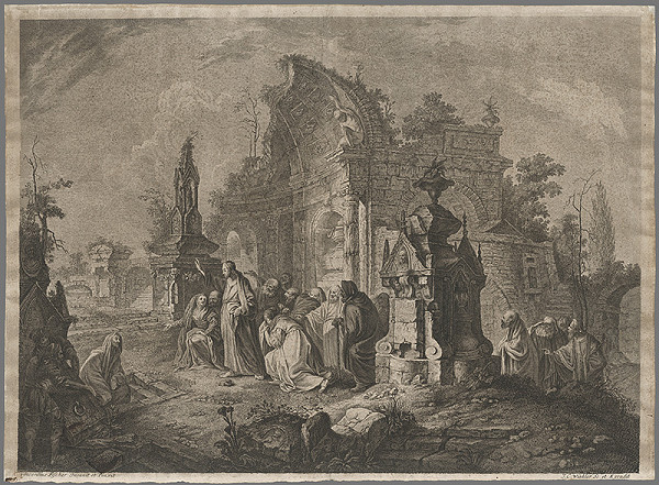 Johann Christoph Winkler, Vinzenz Fischer – Vzkriesenie Lazara 