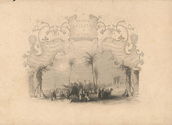 Albert Henry Payne – Titulný list III.zväzku vedút, portrétov 