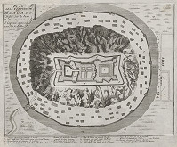 Nicolas de Fer – Plán pevnosti Mongats 