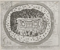 Nicolas de Fer – Plán pevnosti Mongats 