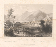 Karl Friedrich Würthle – Meran pri ceste do Obermais 