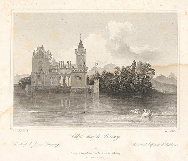 Caspar Huber, Johann Fischbach – Zámok Anif pri Salzburgu 