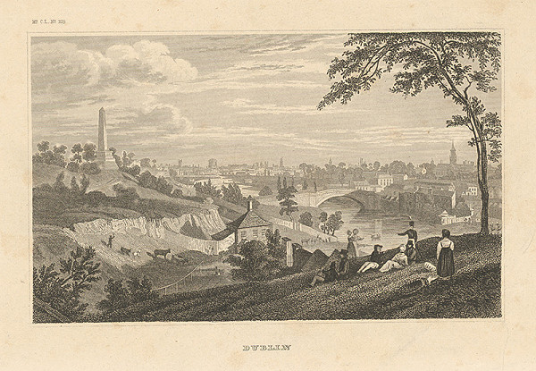 Nemecký grafik z 19. storočia – Dublin 