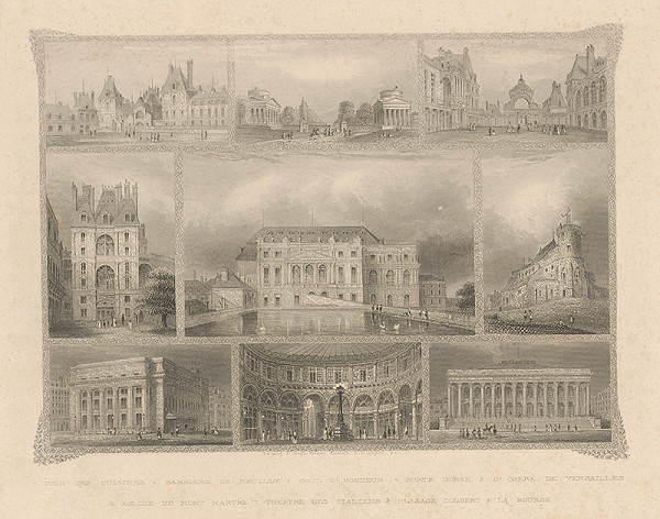 Albert Henry Payne – Budovy Paríža 