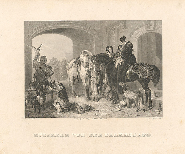 Albert Henry Payne, Edwin Henry Landseer – Návrat sokoliara 