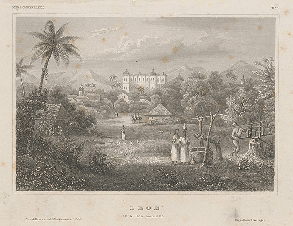 Stredoeurópsky grafik z 19. storočia – Leon 