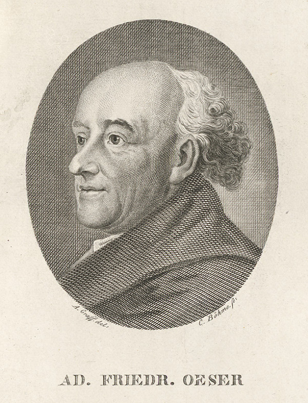 Carl Anton Graff, Johann Christian Böhme – Portrét Adama Friedricha Oesera