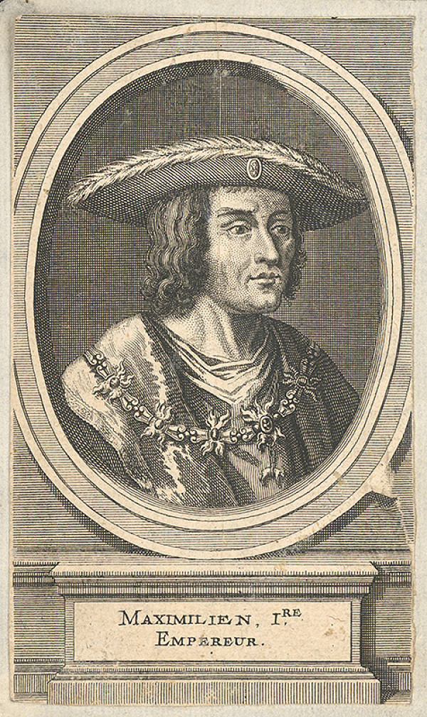 Nemecký grafik z prelomu 17. - 18. storočia – Portrét Maximiliána I. 