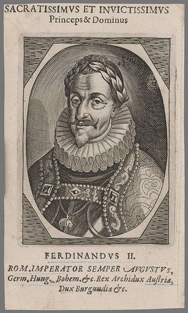 Stredoeurópsky grafik zo 17. storočia – Portrét Ferdinanda II. 