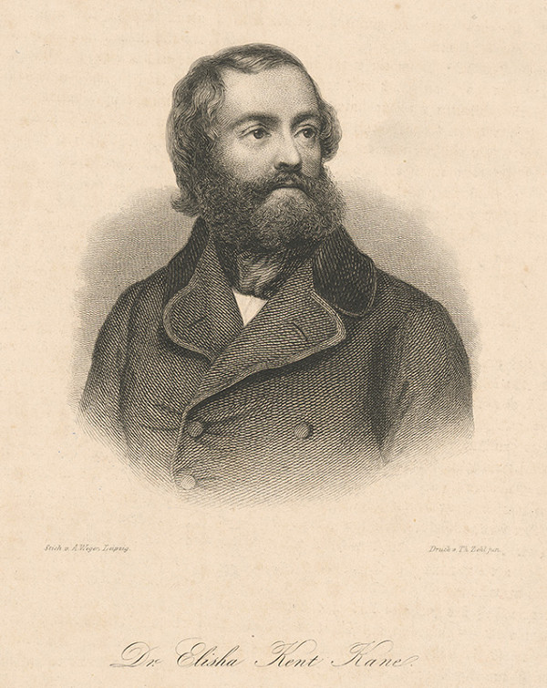 August Weger – Portrét Dr. Elisha Kent Kana 