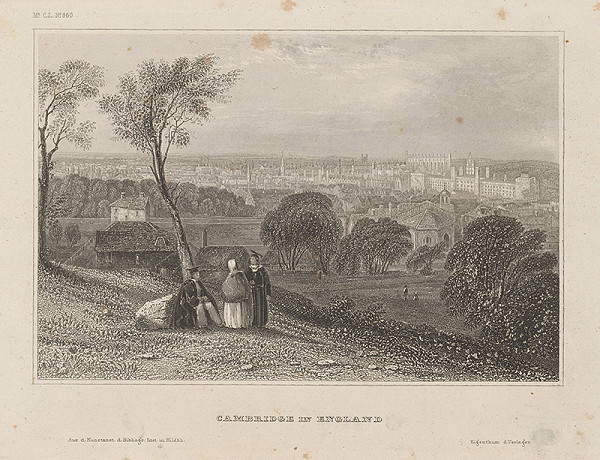 Stredoeurópsky grafik z 19. storočia – Cambridge v Anglii 