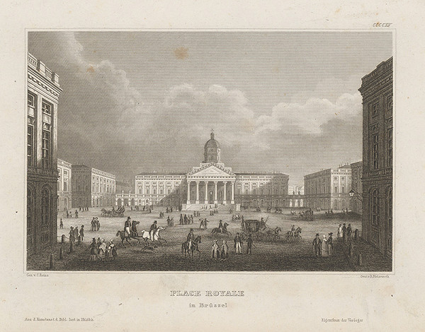 Bernhard Metzeroth, Carl Reiss – Kráľovské námestie v Bruseli 