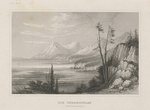 Stredoeurópsky autor z konca 1. polovice 19. storočia – Thermopyly v Grécku 