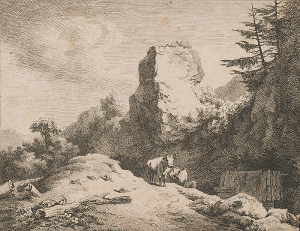 Stredoeurópsky autor z 18. storočia – Krajina 