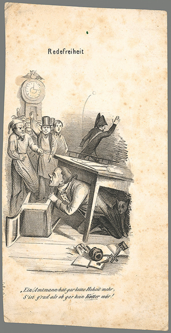 Stredoeurópsky autor z 18. - 19. storočia – Sloboda prejavu 