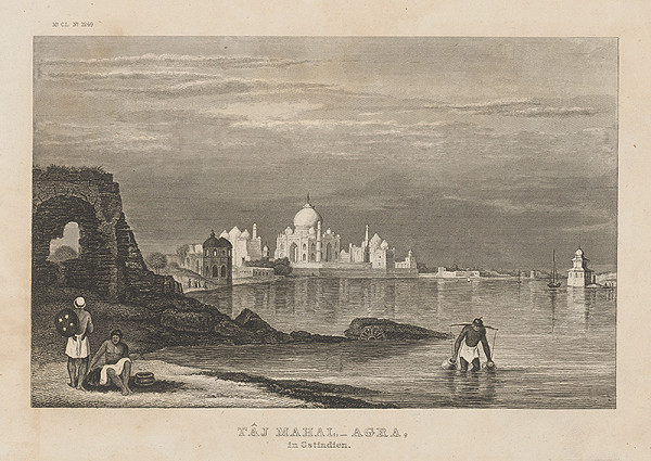 Neznámy autor – Taj Mahal - Agra vo Východnej Indii 