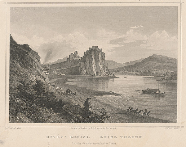 Ludwig Rohbock, A. Fesca – Ruiny hradu Devín 