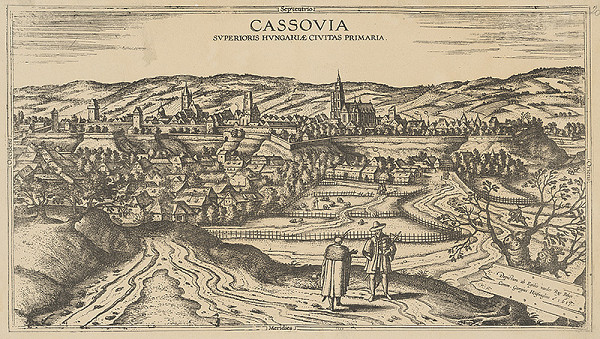 Joris Hoefnagel, Egidio van der Rye, Stredoeurópsky autor – Pohľad na Košice 