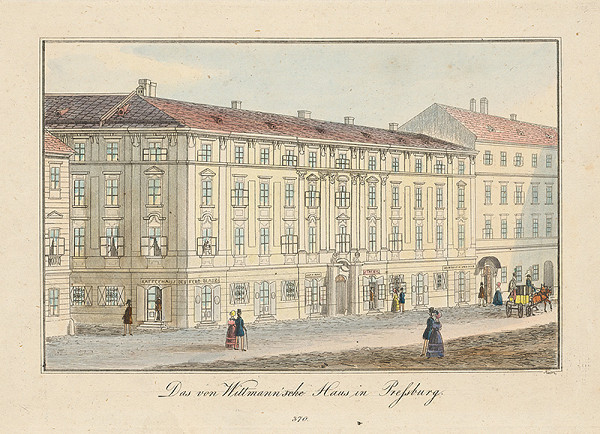 Johann Vincenz Reim – Wittmannov dom na Ventúrskej ulici v Bratislave 