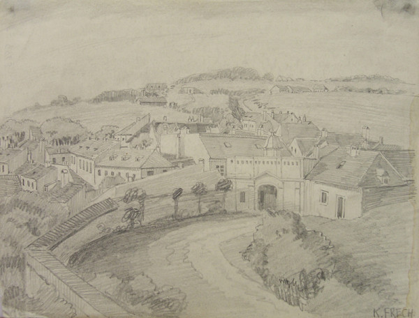 Karol Frech – Viedenská brána na Bratislavskom hrade 