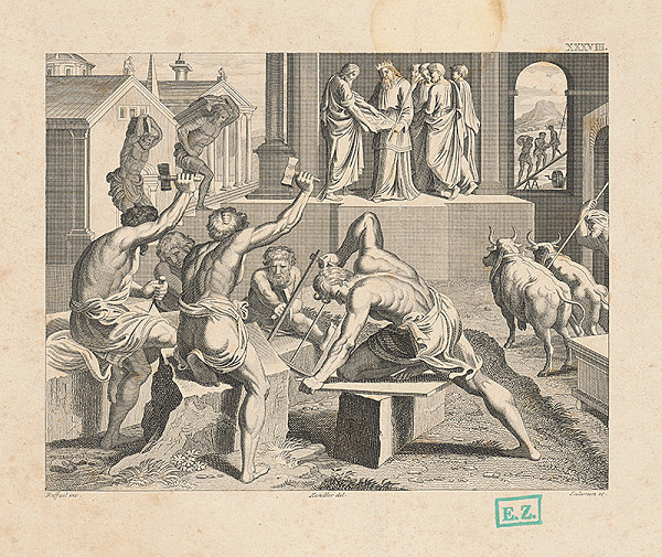 Raffael, Wilhelm Kandler – Stavitelia chrámu pred Šalamúnom 