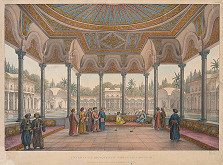 Louis René Letronne, Auguste Hibon, Pascal Xavier Coste, Louis Courtin – Prameň a kiosk záhrady de Choubrah 