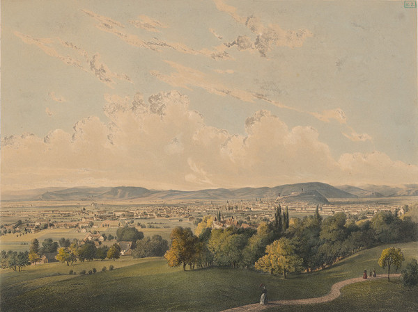 Stredoeurópsky grafik – Pohľad na panorámu mesta Košíc ? 