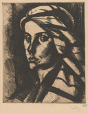 Béla Uitz – Portrét ženy 