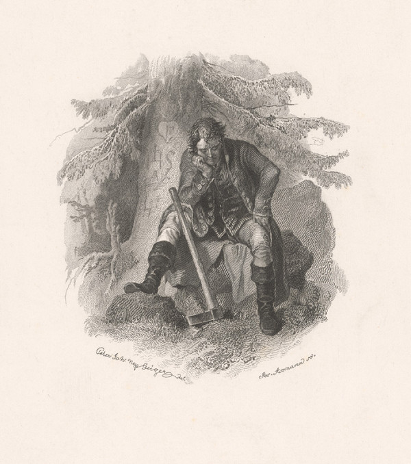 Josef Axmann, Peter Johann Nepomuk Geiger – Mladý drevorubač