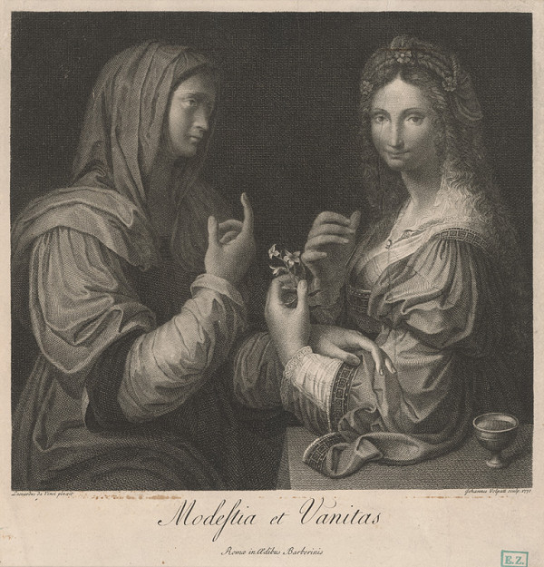 Giovanni Battista Volpato, Leonardo da Vinci – Skromnosť a Márnosť 