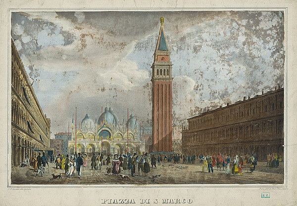 Giovanni Battista Cecchini – Námestie Sv. Marka v Benátkach 