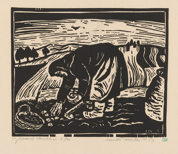 Ernest Zmeták – Vyberanie zemiakov 