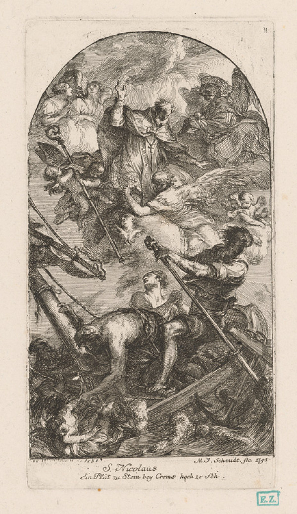 Martin Johann Schmidt – Svätý Mikuláš 