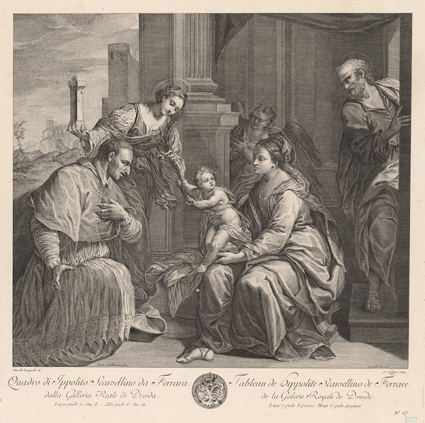 Marcello Bacciarelli, Ippolito Scarsellino  – Madona so svätcami 