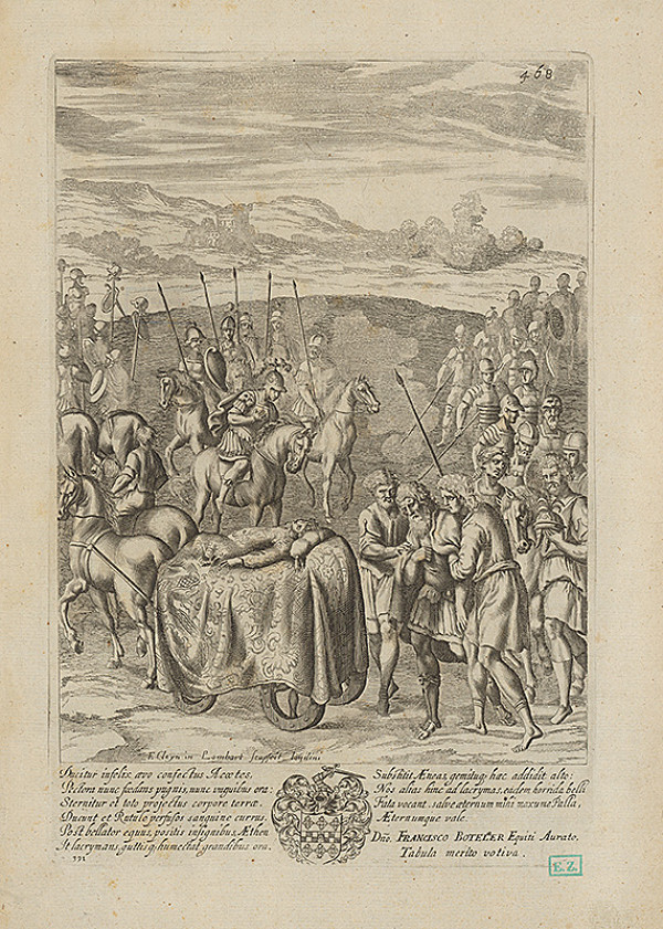 Francis Cleyn, Pierre Lombart – Smútok Priama za Hektorom ? 