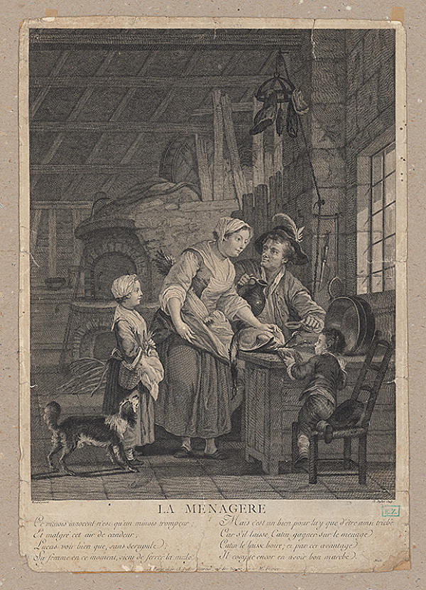 Claude Augustin Duflos, Bernárd – Rodina chystá jedlo 