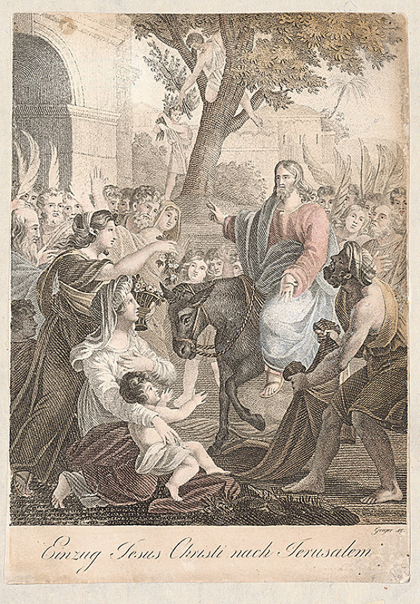 Andreas Geiger – Príchod Krista do Jeruzalema 