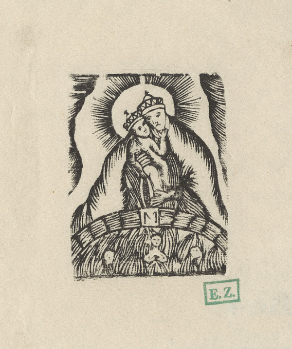 Provinční grafici obľubujúci bodkované pozadie – Panna Mária Útočište hriešnikov 