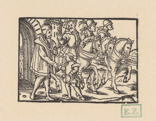 Kopisti, Hans Brosamer – Lúčenie s neapolským dvorom 