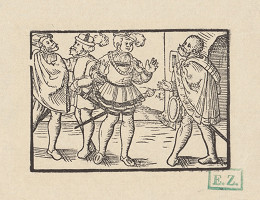 Kopisti, Hans Brosamer – Rytier Peter v dvorskej spoločnosti Magelóninho otca 