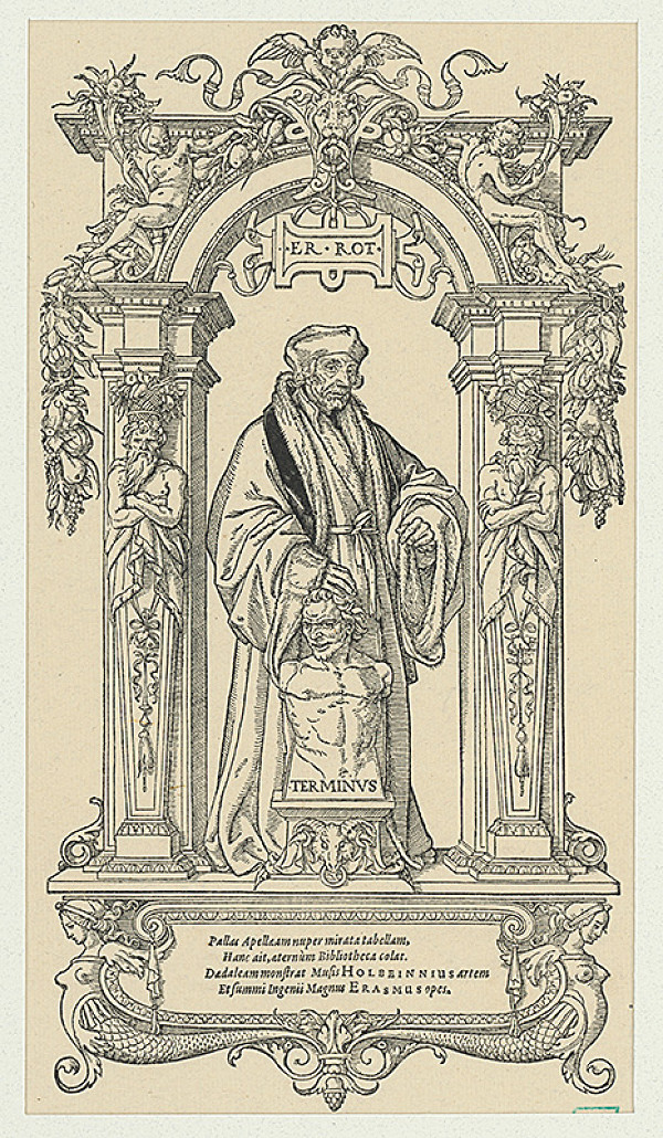 Hans Lützelburger, Hans Holbein ml. – Erazmus Rotterdamský 