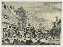 Cornelis Dusart – Dedinská slávnosť 