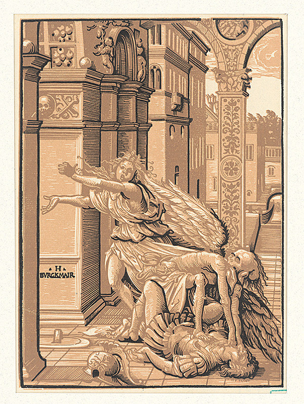 Hans Burgkmair st. – Smrť ako škrtič 